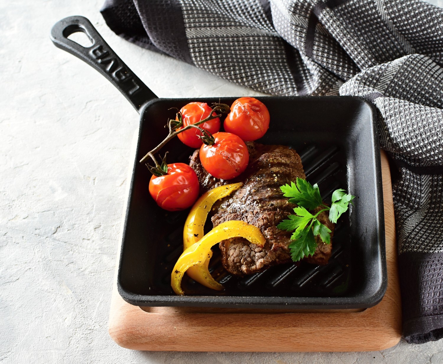 servierpfanne-gusseisen Steakservierpfanne Gusseisen